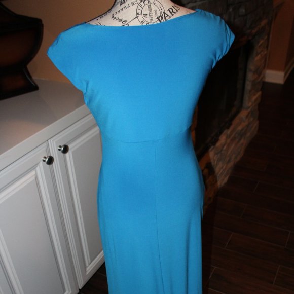 Ralph Lauren Evening Ruched Gown - Picture 6 of 7